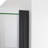 DreamLine Alliance Swing 33 - 34 inch W x 72 5/8 inch H Semi-Frameless Swing Shower Door in Matte Black-82710989-121281139