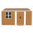 12X8 FT Heavy-Duty Metal Storage Shed With Windows, Lockable Door & Ventilation - Weatherproof Outdoor Garden Shed For Backyard, Lawn, And Tool Organization-117289645