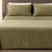 Cotton Percale Sheet Set - Deep Pocket Bedding Bundle with 4 Pieces: 1 Flat Sheet, 1 Fitted Sheet, 2 Pillowcases - Crisp, Cool, Strong Linens-115840828-115840831