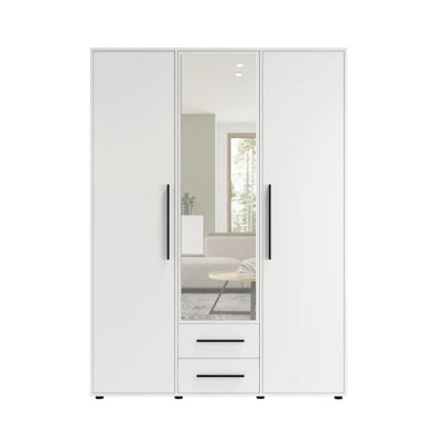 Sunde Manufactured Wood Wardrobe