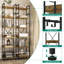 183cm H x 40cm W Metal Etagere Bookcase-778088374
