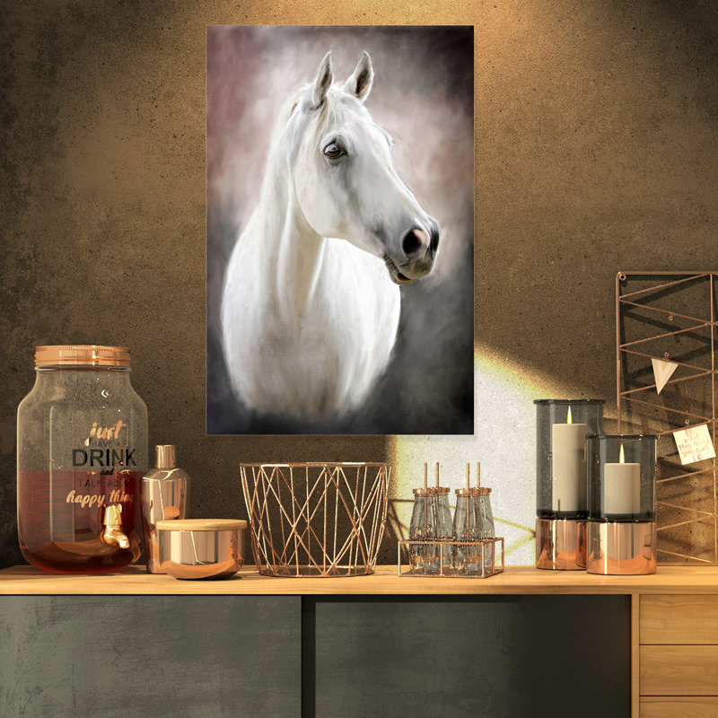 Joli animal, reproduction d’art sur toile tendue, H 32 po x l 16 po