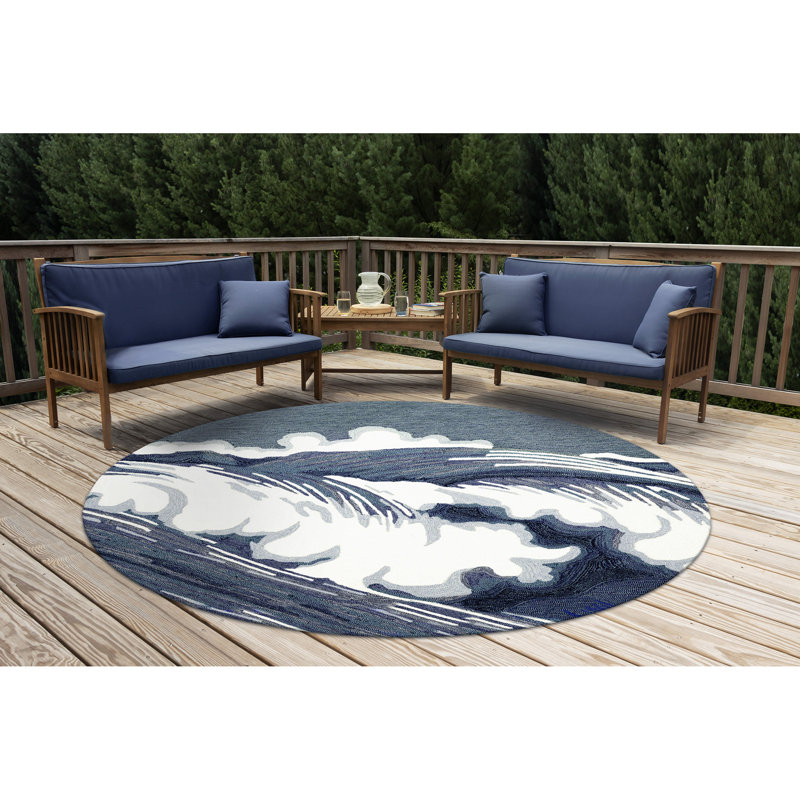 Tapis intérieur / extérieur Junna, Rond 8 pi