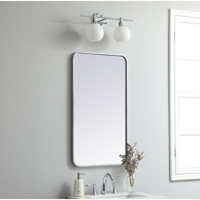 Sabine Metal Rounded Rectangle Wall Mirror