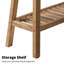 Console en bois massif récupéré avec tablette-1757479560