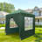 2 X 2M Two Doors & Two Windows Practical Waterproof Right-Angle Folding Tent Green