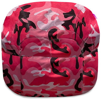Bean Bag Chair for Kids, Teens and Adults, Structured Comfy Bean Bag Seat for Living Rooms, Bedrooms And Basements, Sonoma Lounge Chair, Multiple Colors and Fabrics