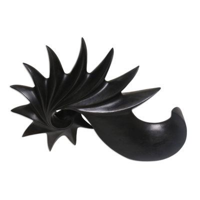 Sculpture en bois Sentire Spider Conch