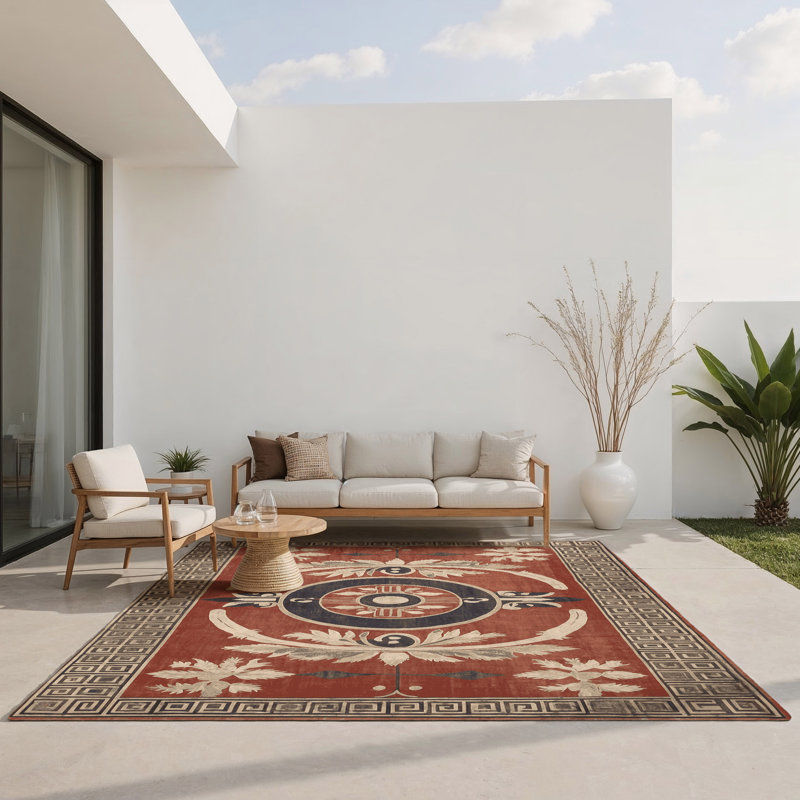 Tapis intérieur et extérieur Rhodes, Rectangle 5 pi x 7 pi