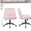 Fauteuil de jeu rotatif réglable rose Jettine
