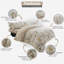 Birdie Blossom Duvet Cover and Pillowcases Set, Polycotton, Machine Washable, Soft Yarn Bedding-25362428-25362427