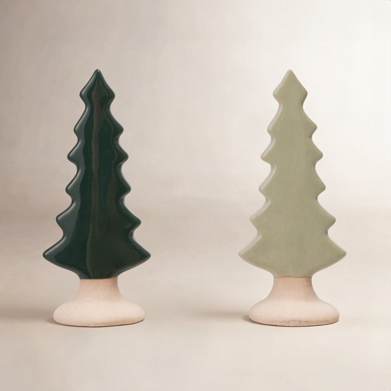 Stoneware Tree Glazed & Unglazed