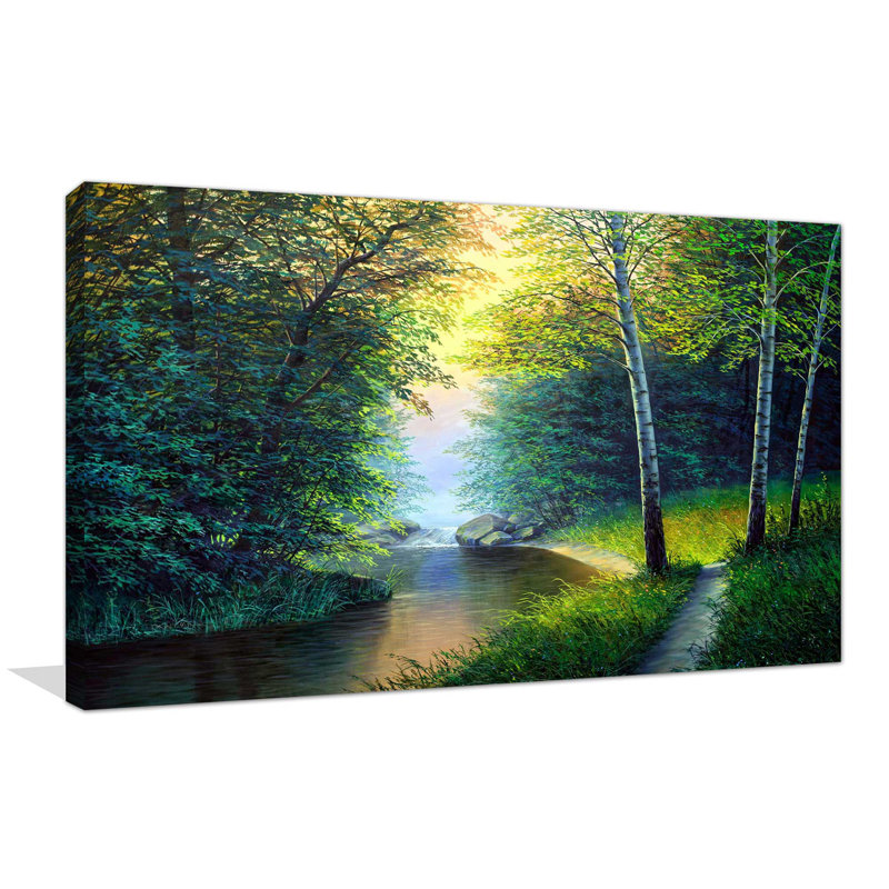 " Painted Forest Creek ", 18" H x 30" W x 1" D