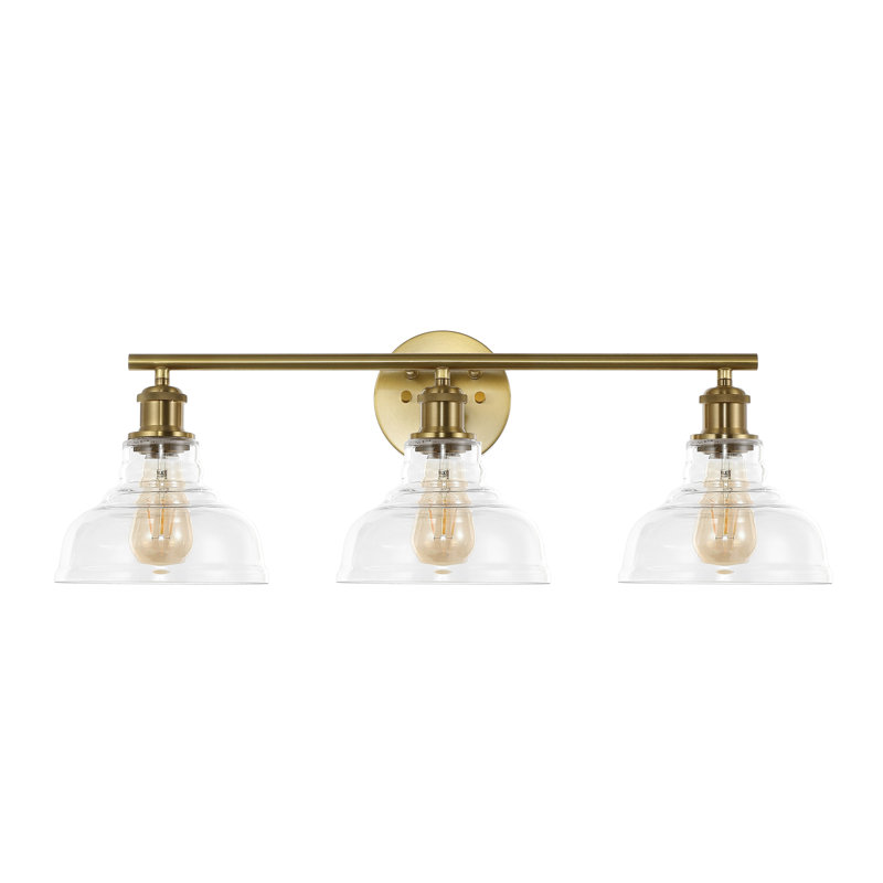 Brackenley 3 - Light Dimmable Vanity Light, Gold