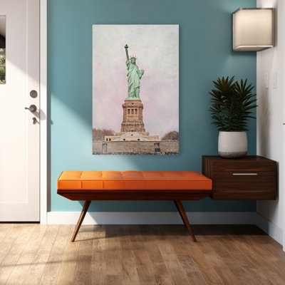 Statue Of Liberty I - Contemporary Statue Of Liberty New York Landmark American Symbol Art