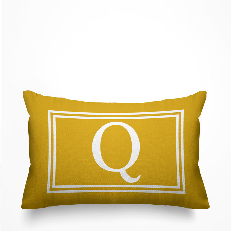 Coussin Rectangle_Monogram, Q