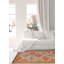 Tapisserie Ayah rouge 4 pi 11 po x 11 pi 7 po Kilim