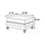 Canapé modulaire contemporain gris ardoise avec 2 x réversible / méridienne et 4 pièces de style traditionnel