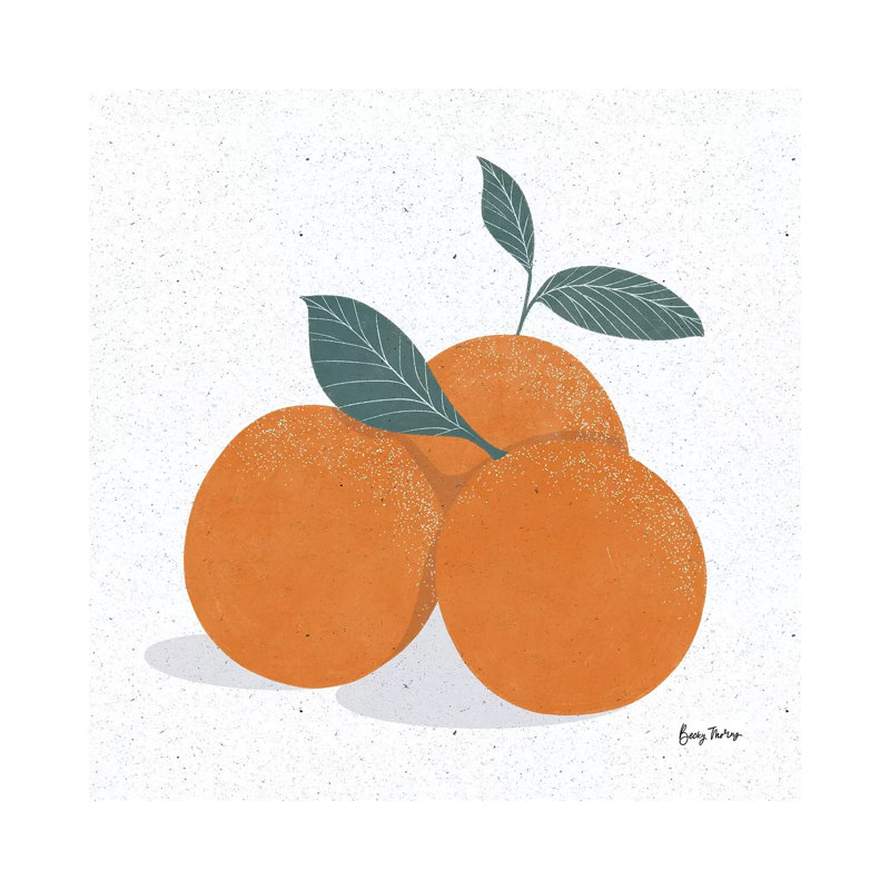 Fruity Cocktails VI by Becky Thorns - Print on Canvas, 66.04cm H x 66.04cm W x 3.81cm D, Wrapped Canvas
