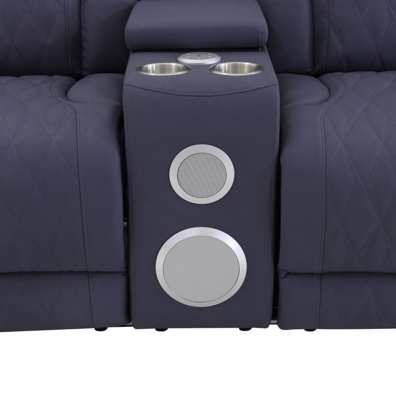 Canapé inclinable en cuir Mason 3