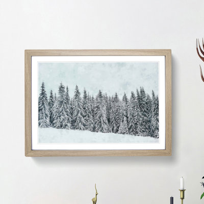Points Of The Trees - Single Picture Frame Painting on MDF