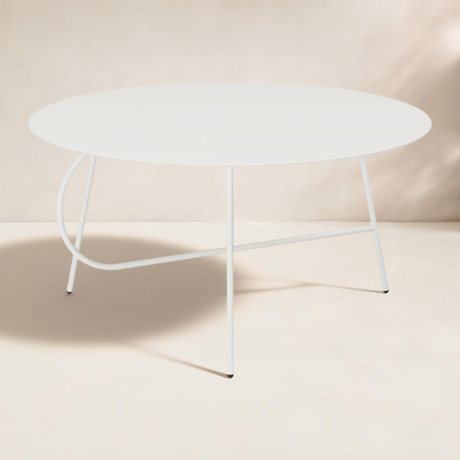 Abberton 28'' Outdoor Coffee Table, Pure White