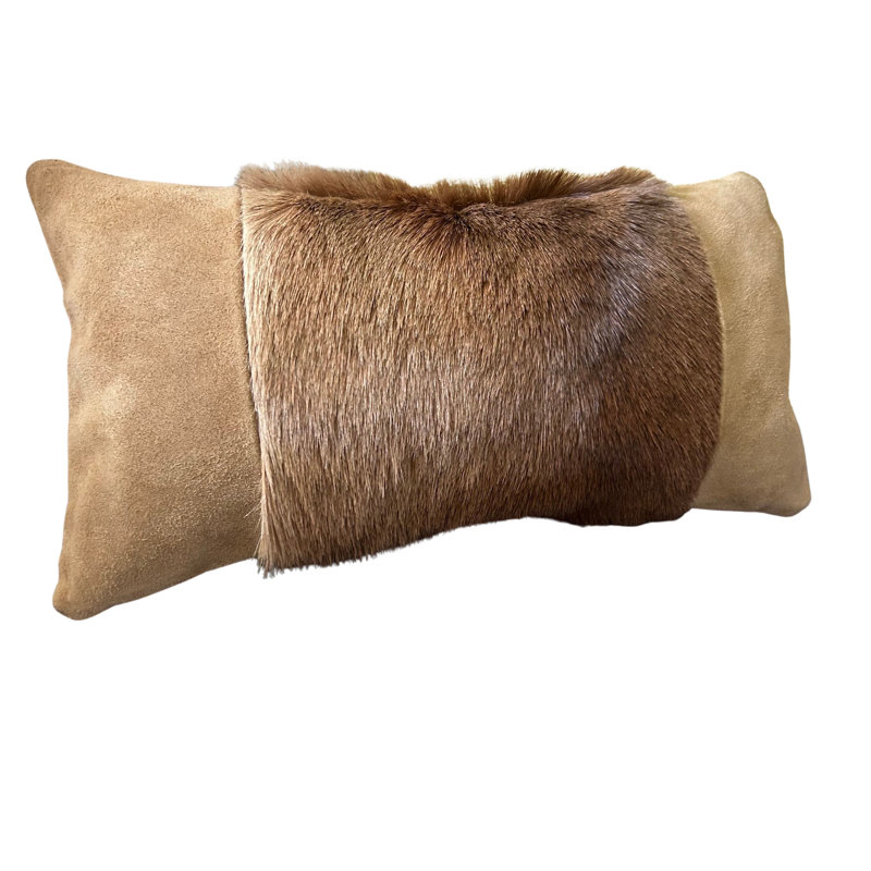 17X19" Impala Beige Suede Pillowcase