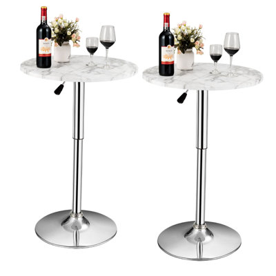 Round Metal Base Dining Table