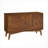 Cabinets, 47.3'' Mid Century Modern Sideboard with 2 Doors 3 Drawers, Walnut Brown Storage Buffet | MDF | Kitchen