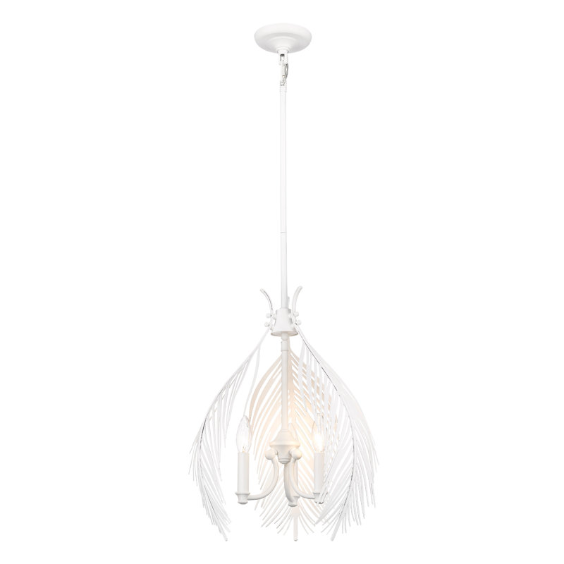 Etty 3 - Light Shaded Pendant, Matte White