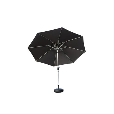 Parasol de patio de 10 pi avec tissu élastique et durable pour l'extérieur