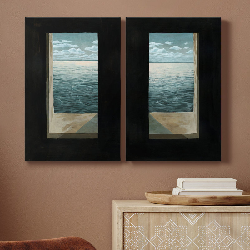 " Out Of The Lighthouse I " 2 - Pieces, 48" H x 64" W x 1" D