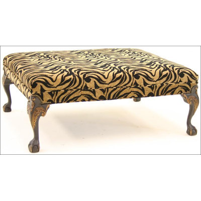 Leather Ottoman
