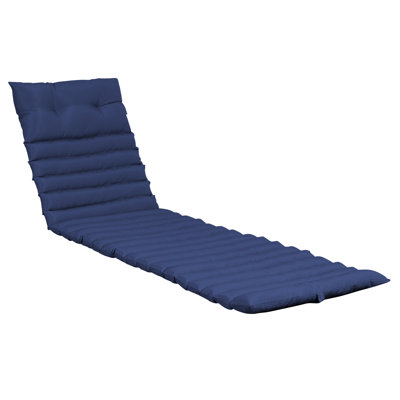 2PCS Outdoor Lounge Chair Cushion Replacement Patio Funiture Seat Cushion Chaise Lounge Cushion