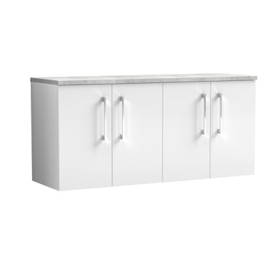 Arno 56.2cm Double Bathroom Vanity Base Only