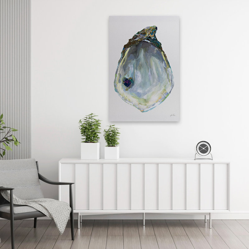 Perle côtière bleu gris côte côtière, H 36 po x l 24 po