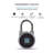 Aliciah Smart Fingerprint Padlock with Bluetooth