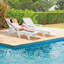 Chaise longue d'extérieur inclinable en PEHD -2020307051