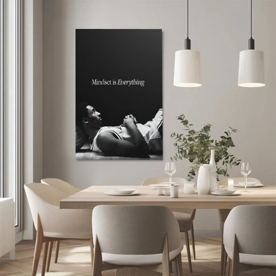 2D Flat, 1Pc Canvas Wall Art, Michael Jordan, basketball sport, black and white photography style Art Print Canvas Poster Painting Room Wall Decor, Ideal Gift For Bedroom Living Room Hallway Dorm, Ready To Hang