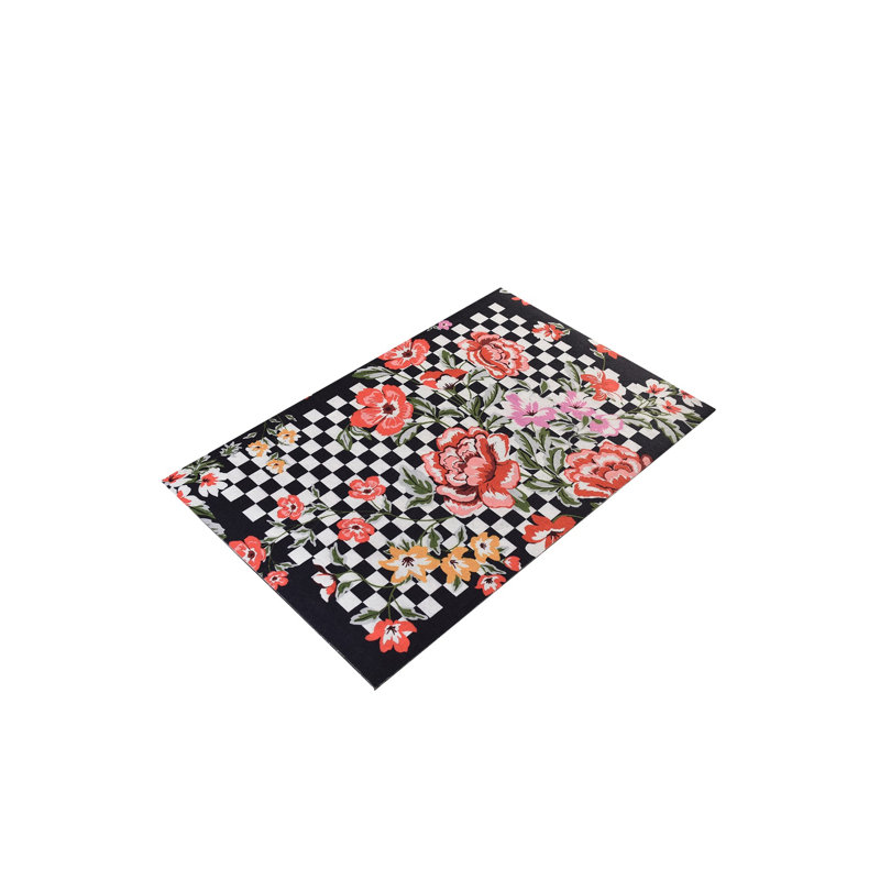 Paillasson durable en PVC antidérapant de 15,7 po x 23,6 po | Matériau 100% PVC, lavable à la machine à 86 ° F | Parfait pour l'intérieur et l'extérieur, facile à nettoyer, élégant et fonctionnel