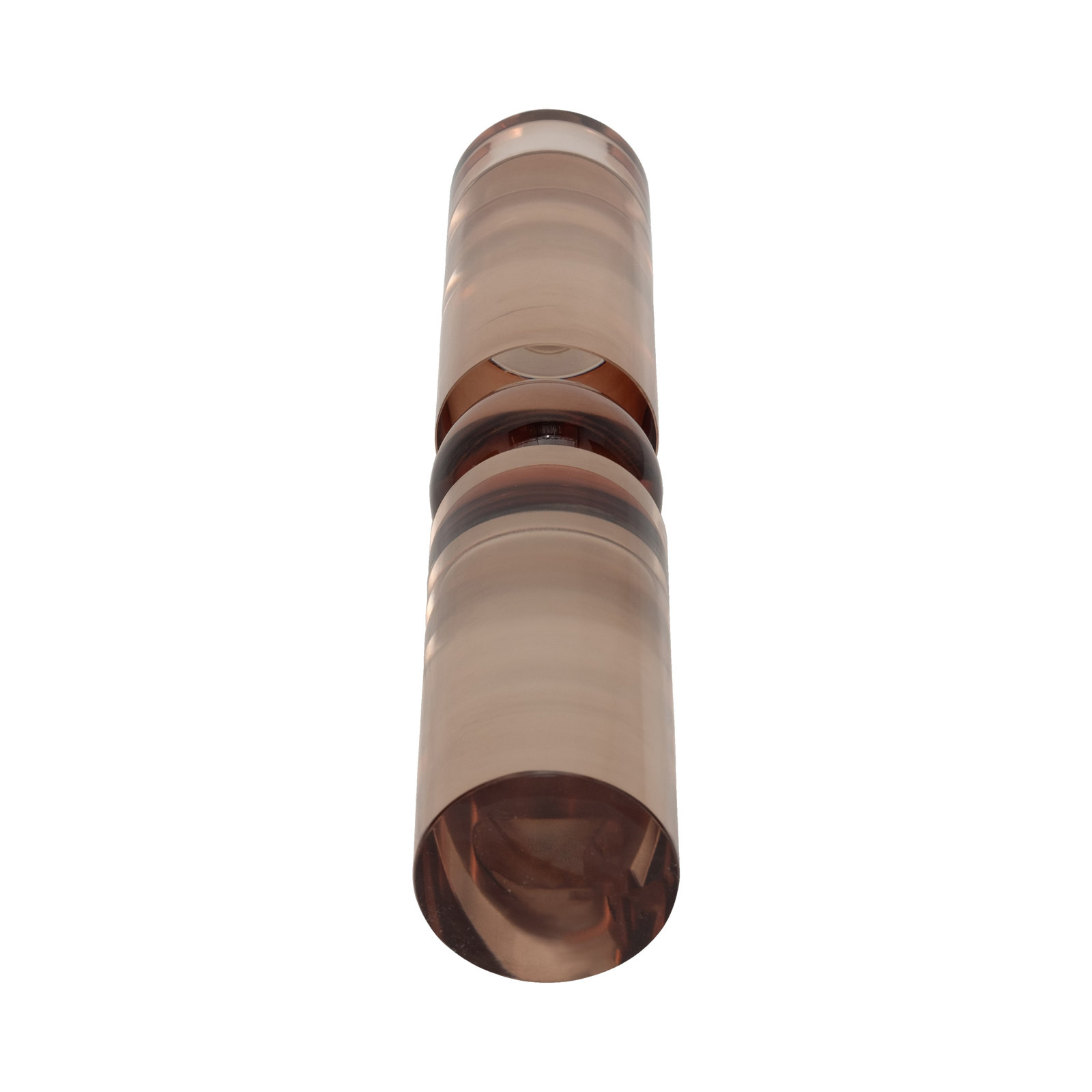 Riter Crystal Candlestick Holder, 15" H x 3" W x 3" D, Bronze