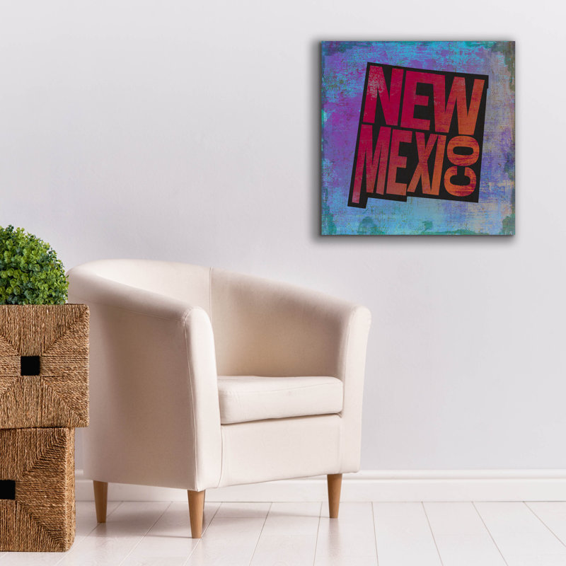 "Epic Graffiti" New Mexico "par Art Licensing Studio, art mural sur toile, 26 po x 26 po