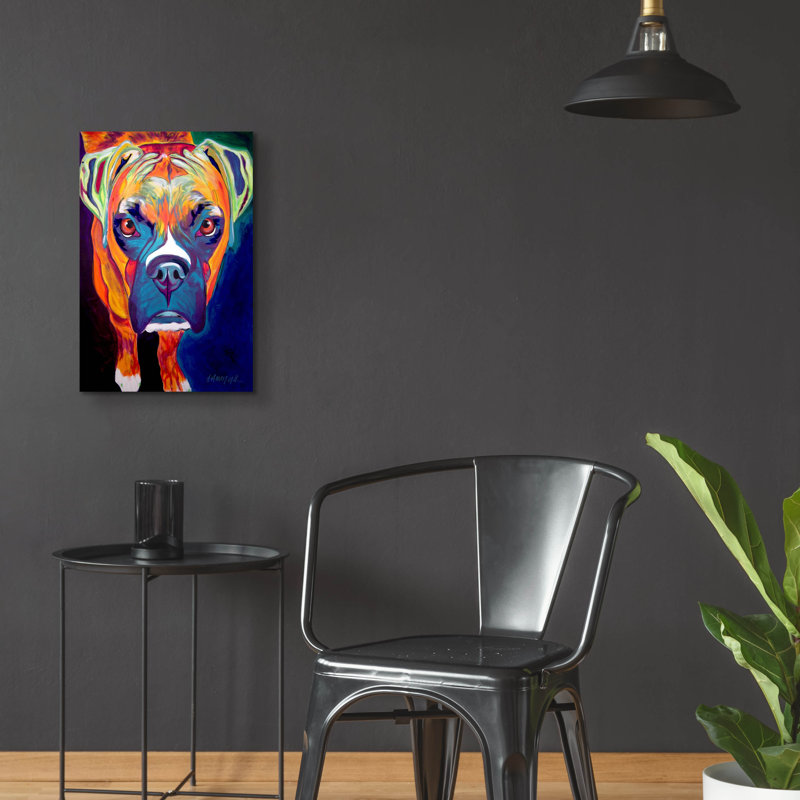 «Boxer - Harley» par Dawg Painter, H 24 po x l 16 po x P 0,2 po