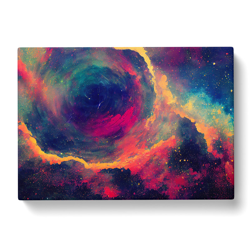 Painted Cosmos Vol.1 - Wrapped Canvas, 35cm H x 50cm W x 3cm D