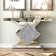 Amla 47in”Console Table With Round Mirror