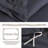 Simply Clean Solid Duvet cover Grey King-128367608