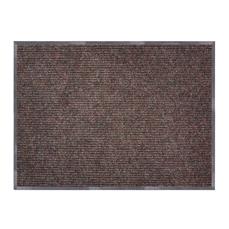 Tapis d'entrée antidérapant, Brun, 18 po x 28 po
