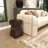 Mcelhaney Wood Side End Brown Accent Table with Block Style Base