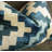 Chevron Feather Throw Pillow-67680201