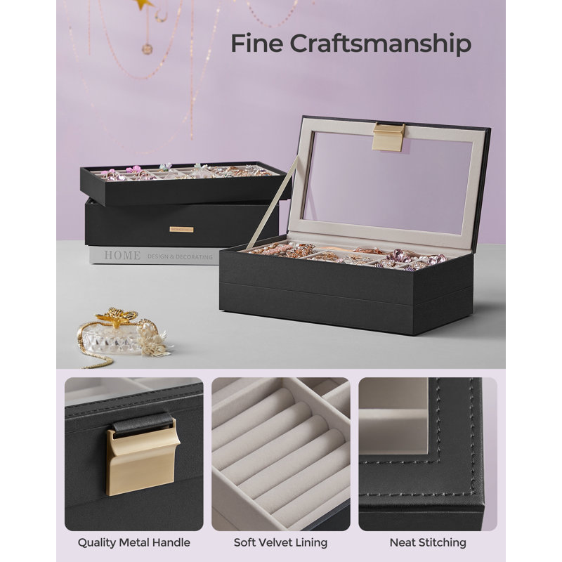 Biance Jewellery Box , Black